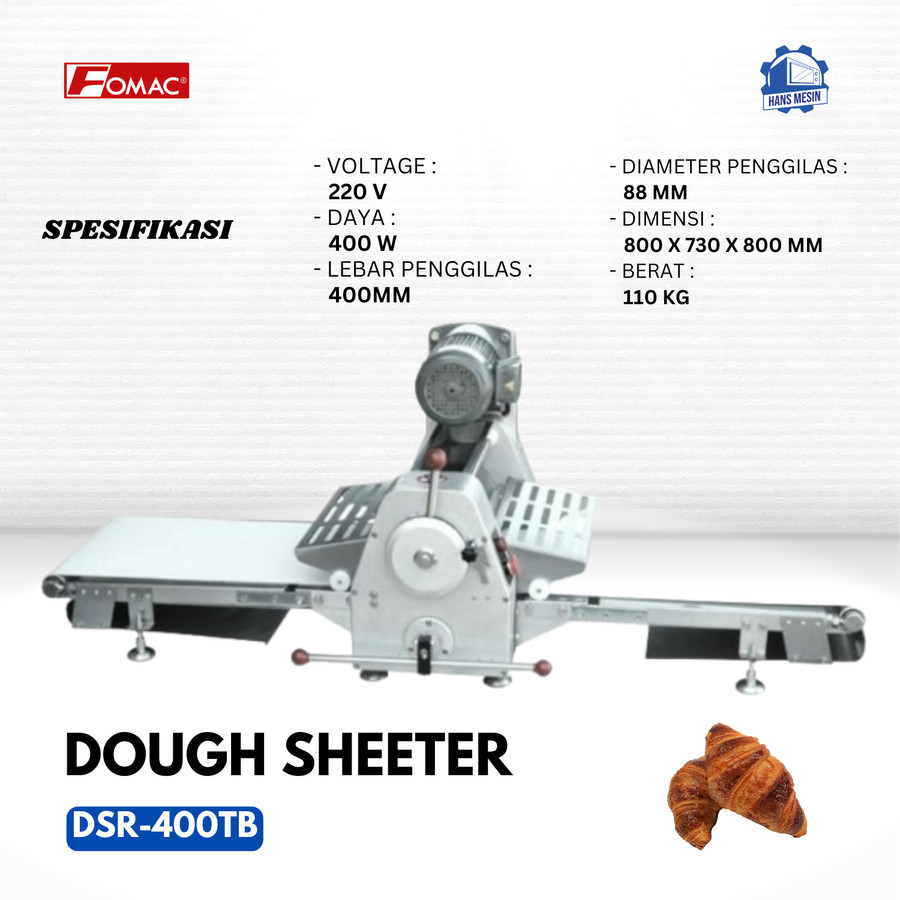 Mesin Dough Sheeter