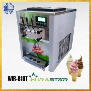 MESIN SOFT ICE CREAM 3 TUAS (WIRASTAR) WIR-818T