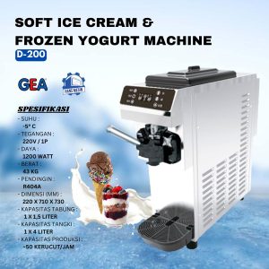 Soft Ice Cream & Frozen Yogurt Machine (GEA) D-200